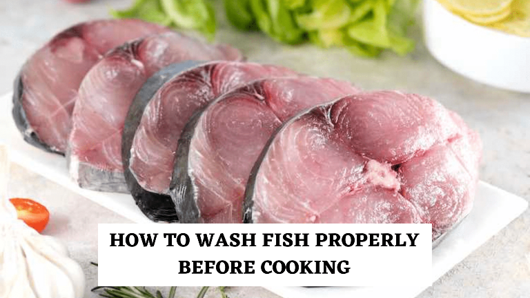 How to wash fish properly before cooking